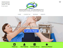 Tablet Screenshot of chiropractorwestervilleoh.com